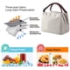 thumbnail image 4 of Bolsa de almuerzo con aislamiento reutilizable, caja de asas más fresca, preparación de comidas para hombres y mujeres, trabajo, picnic o viaje, 4 of 7