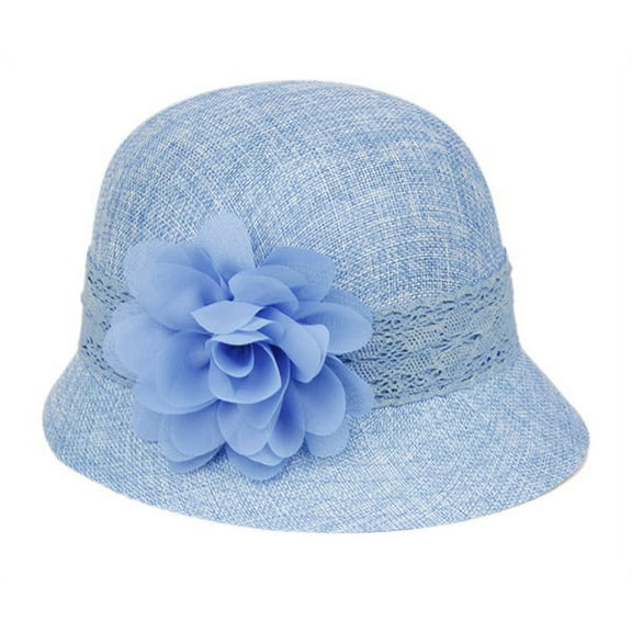 Women's Flower Clothe Summer Bucket Hats