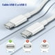 thumbnail image 2 of Cable USB C Yoele Blanco Carga Rápida Trenzado 1M 60W para iPhone, Galaxy y más, 2 of 9