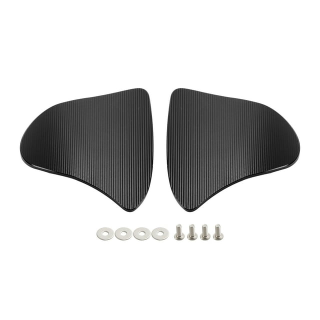Plaques de Blocage de Miroir Noir en Aluminium CNC pour Yamaha YZF R1 / YZF R1M 2020-2024