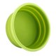 thumbnail image 2 of 800ml Round Silicone Bento Box, Foldable, Microwaveable (Light Green), 2 of 4
