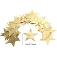thumbnail image 2 of 10 guirnaldas de estrellas doradas de 130 pies para colgar con purpurina, banderines de papel, decoraciones de fiesta temáticas de estrellas, para compromiso, boda, baby shower, cumpleaños, decoració JAMW Sencillez, 2 of 5