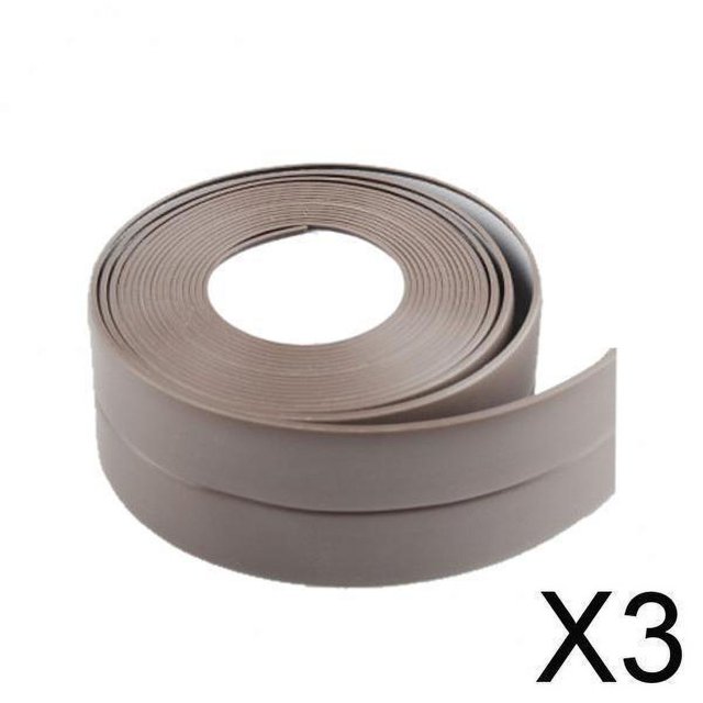 Conjunto de 6 Franjas de PVC para Embellecer Paredes, Resistentes Al Agua, Sencillos de Colocar, en Colores Vibrantes 3 piezas
