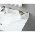 thumbnail image 5 of 43"x22" Bathroom Vanity Top In Sintered Stone With Ceramic Sink And Overflow Hole High 43x22 Artistic Design, 5 of 6
