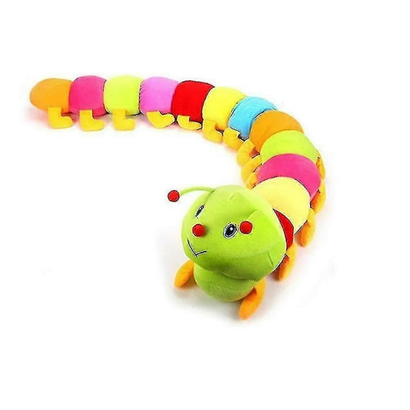 Cute Big Soft Caterpillar Plush Toys Pp Cotton Stuffed Insect Animal Office Sofa Pillow 60cm