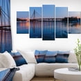 thumbnail image 1 of Moscow Bridge in Kiev Panorama - Cityscape Canvas Art Print, 1 of 3