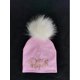 thumbnail image 1 of Gorro con pompón de cubo para bebé, gorro con letras de Príncipe, princesa dorada, a la moda, para recién nacido, 1 of 4
