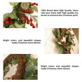 thumbnail image 4 of Monstrate Guirnalda de frutas rojas con hojas de eucalipto de Navidad, colgante para puerta colgante de verduras, decoración interior, guirnalda Kits de decoración para fiestas, 4 of 6