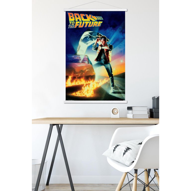 Back to the Future - One Sheet Wall Poster with Wooden Magnetic 