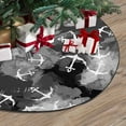 thumbnail image 3 of FMSHPON BlackWhite Anchors Xmas Christmas Tree Skirt Stand Mat for Holiday Party Decoration Indoor Outdoor 48 inches, 3 of 3