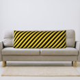 thumbnail image 5 of Long Pillow Cover Yellow-Black-Bee-Stripes Cushion Body Pillow Case Rectangle Decorative Throw Printed Pillowcase 20 X 60 Inch, 5 of 6