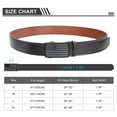 thumbnail image 5 of JASGOOD Leather Ratchet Belt for Men American Flag 4th of July Patriotic Belts for Casual Work, 5 of 6
