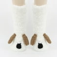 thumbnail image 2 of Landzoo One Soft Thermal Crew Socks For Home Sleeping And Winter Comfort Floor Traction Fuzzy Fleece Lined Warmth Soft Stylish Basic Stockings, 2 of 4