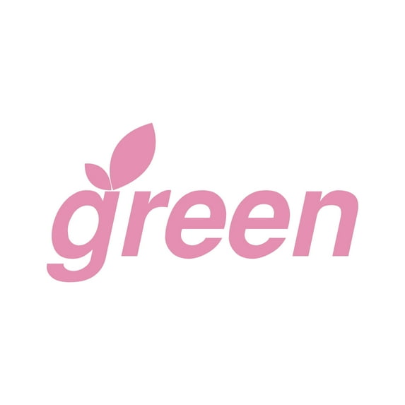 Green Sticker Decal Die Cut - Self Adhesive Vinyl - Weatherproof - Made in USA - Many Color and Sizes - go green environmental