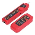 thumbnail image 4 of Comprobador de cables de red, detector de cables portátil, multifuncional, antiinterferencias, con luz para auriculares, 4 of 12