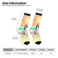 thumbnail image 2 of Silaia Bluey Print Adult Socks, Athletic Socks, Mens and Womens Crew Cushion Socks,Work Athletic Running Socks,Casual Breathable Socks, 2 of 6