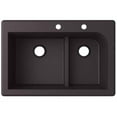 thumbnail image 1 of Swan Granite Dual Mount Kitchen Sink (22" x 33") with 2 Faucet Holes, 1 of 1