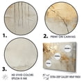 thumbnail image 3 of Designart "Marble Lightning In Beige And Gold VI" Abstract Shapes Wall Art Prints, 3 of 7