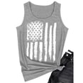 thumbnail image 2 of JFGHDG Womens Tank Tops We The People American Flag Tees Patriotic Tank Tops For 4th Of July Loose Fit Tunic Blouse Novelty Funny Tank Tops We The People Themed Tops Gray 2XL, 2 of 4