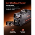 thumbnail image 4 of Soldador VEVOR Pro MIG 200A Synergic 5 en 1 110 V/220 V con pantalla LCD, 4 of 9