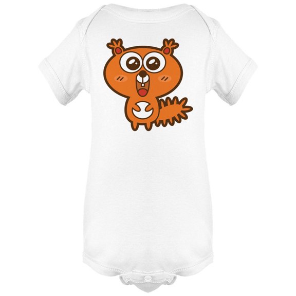 Funny Brown Squirrel Bodysuit Infant -Image by Shutterstock,  Newborn