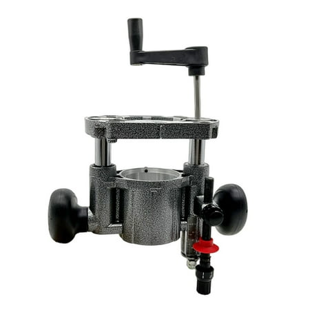 

Router Lift Table Aluminum Insert Plate Lifting Platform Stand Woodworking Benches 37mm Lifting for 64-65.5mm Diameter Motors Engraving Trimming Machine