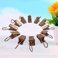 thumbnail image 1 of Hytrove Curtain Rod Hooks for Drapes 60Pack Golden Iron Clips with Round Rim Easy Installation, 1 of 7