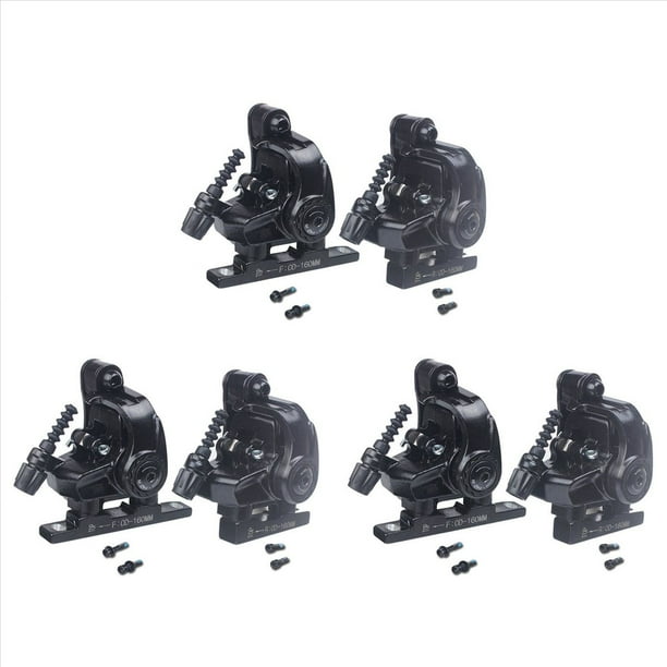 18x Freno de Disco de Bicicleta de Carretera Montaje Plano Pinza Mecánica de Accionamiento Lateral Dual 160mm Freno de Abrazadera de Bicicleta Delantero Trasero