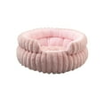 thumbnail image 2 of Qiweii Winter Plush Round Pet Bed Soft Warm Fluffy Nest Comfortable for Cats Small Dogs Home, 2 of 6