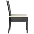 thumbnail image 3 of vidaXL Patio Dining Chairs 2 pcs Poly Rattan Black, 3 of 5