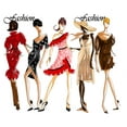 thumbnail image 2 of Fashion Wall Mural Decal by Wallmonkeys Vinyl Peel and Stick Graphic (18 in W x 15 in H), 2 of 4