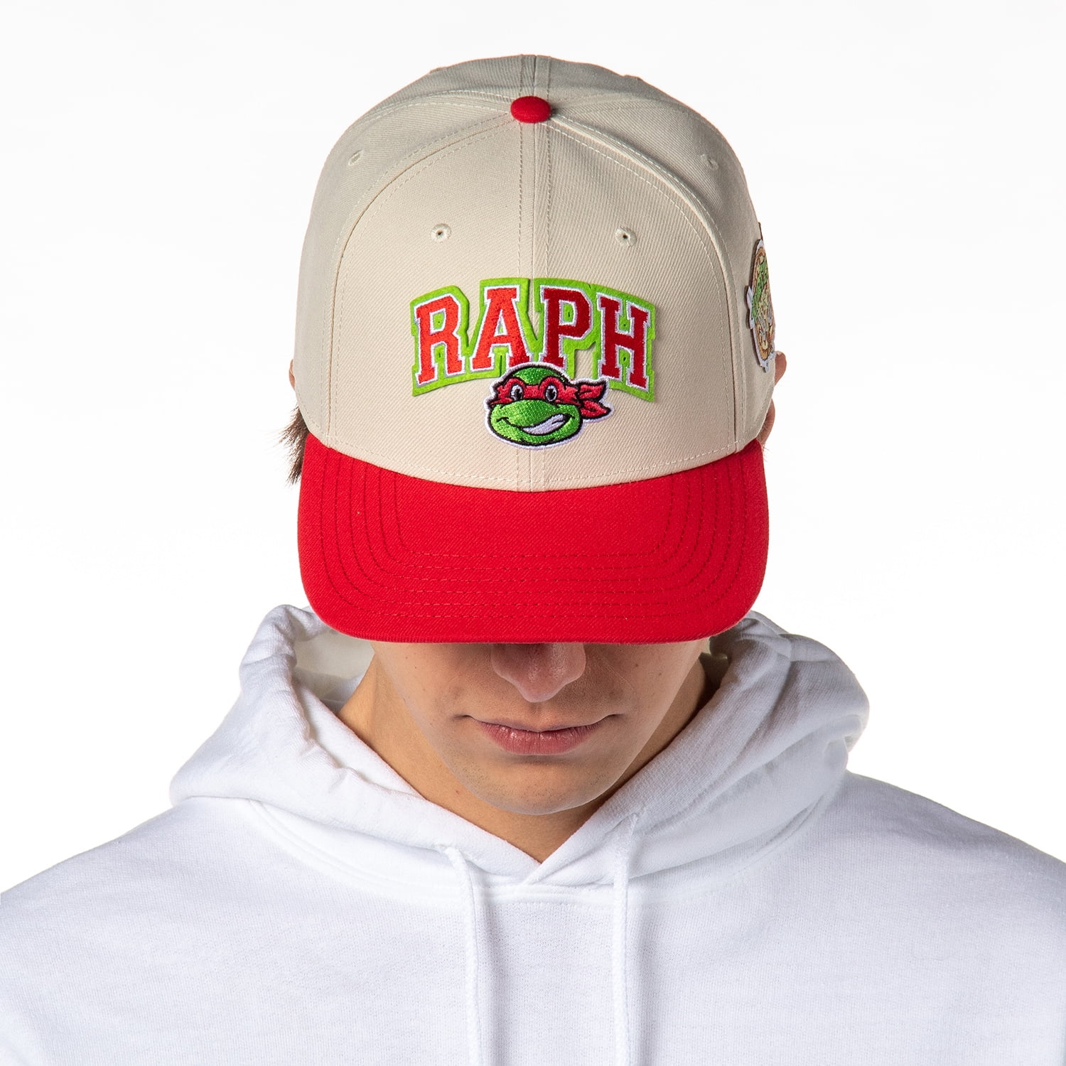 Nickelodeon Mens' Teenage Mutant Ninja Turtles Embroidered Classic Precurve Snapback Hat