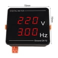 thumbnail image 4 of Voltage Frequency Meter Compact Design for Ac 50 500V And 10 99 9Hz Readings, 4 of 7