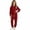17Wine142, variant on XAOFW Girl Outfits Long Sleeve Solid Color Sweatshirt Jogger Sweatpants Little Girls Fall Winter Cozy Clothes Sets 4-5 Years