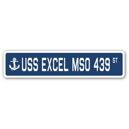 SignMission SSN-Excel Mso 439 4 x 18 in. A-16 Street Sign - USS Excel ...