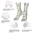 thumbnail image 3 of Fuzoiu Cartoon Animals Print Crew Socks,Casual Athletic Gym LightWeight Thin Socks,Casual Crew Socks for Men Woman,Calf Length Crew Socks, 3 of 7