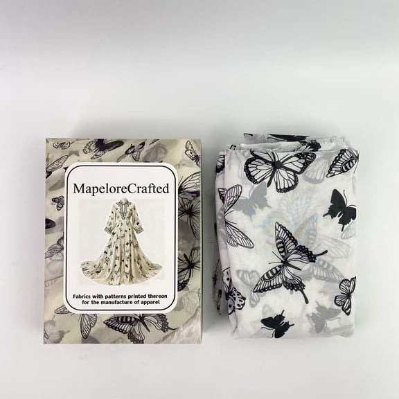 MapeloreCrafted Fabrics with patterns printed thereon for the manufacture of apparel,100% Cotton Fabric by The Yard 3 Yard Hand Block Print Fabric Ethnic Natural Running Fabric