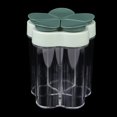 thumbnail image 3 of Transparente 5 Rejillas Flip Spice Shaker Jars Red En Forma De Puerto De Vertido Verde Sunnimix Dispensador de condimentos, 3 of 8
