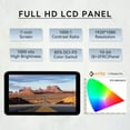 thumbnail image 3 of Portkeys LH7H Camera Field Monitor 7" 1000nit Touch Screen Freeze Frame FHD 1080P60 3D LUT ARRI False Color for DSLR (White), 3 of 9