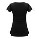 thumbnail image 5 of Blusa de manga corta con volantes informal sólida con cuello en V para mujer Fridja  qr5602, 5 of 5
