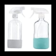 thumbnail image 1 of Rociadoras de Vidrio Transparente con de Silicona, Botella VacíA Recargable para Soluciones de Limpieza, Rociador de Agua, 1 of 6