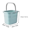 thumbnail image 2 of unbranded Cubo Portátil Plástico Con Asa Para Almacenamiento Y Uso Doméstico Colores Surtidos, 2 of 8