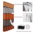 thumbnail image 6 of Nautical Anchor Blackout Curtains for Bedroom/Living Room, Pinch Pleated Black Out Curtains, Vintage Orange Brown Wooden Grain Room Darkening Window Drapes with Hooks 2 Panels, 59"x70", 6 of 8