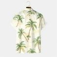 thumbnail image 7 of Mens Hawaiian Shirt Short Sleeve Button Down Shirts Tropical Floral Summer Beach Shirts,S-3XL, 7 of 7