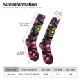 thumbnail image 3 of Bixox Monstrous Cartoon Characters Patterned Men's and Women's Knee Socks High Socks Outdoor Sports Socks, 3 of 5