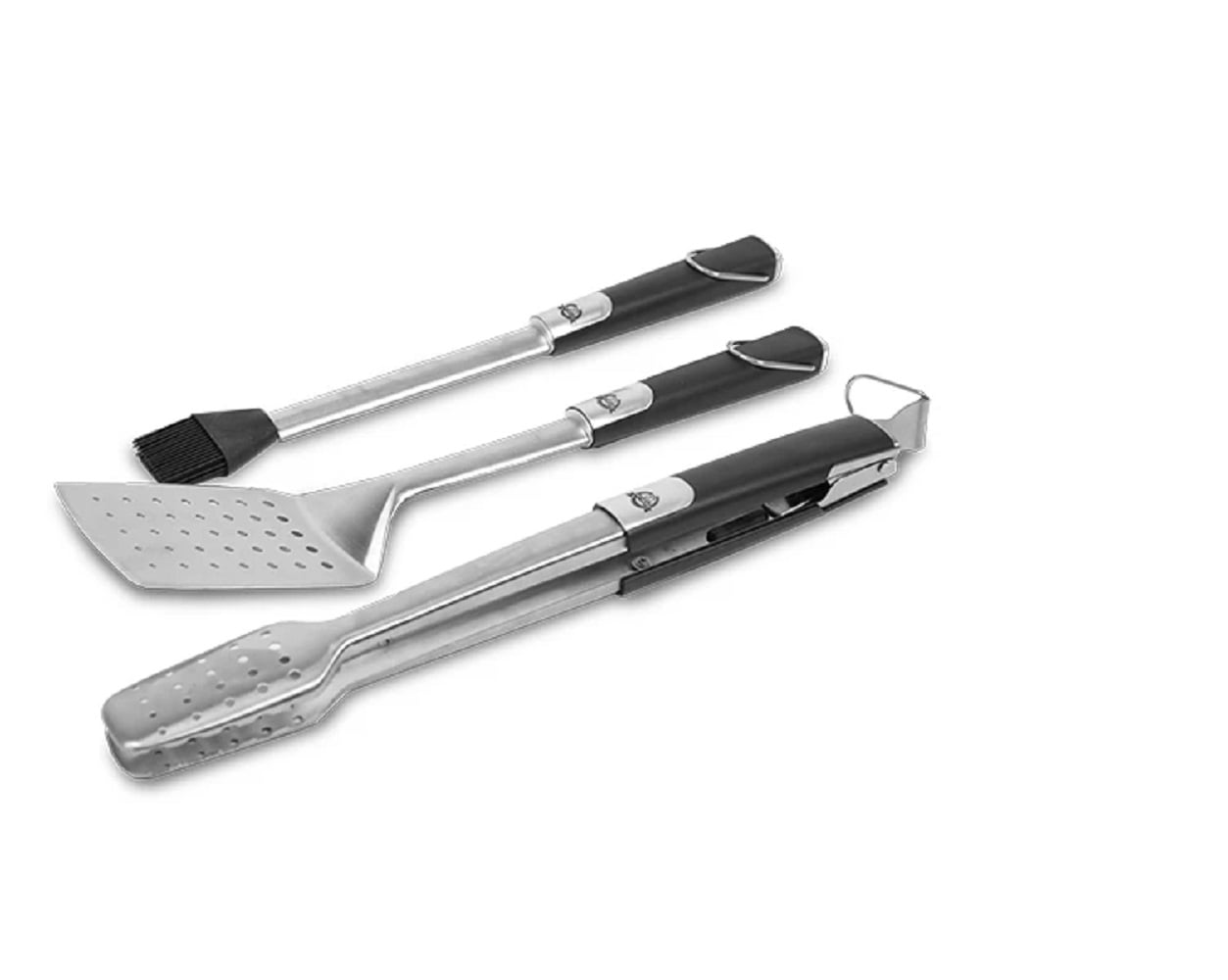 Pit Boss Soft Touch 3-Piece BBQ Set, Silver