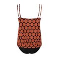 thumbnail image 4 of Xdegoge Women's Tankini Swim Top with Blue Polka Dot Pattern, Ruffle Hem, Adjustable Straps, High Neck, Pair with Bottom for Modest Beachwear & Summer Outings, 4 of 5