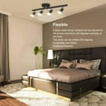 thumbnail image 4 of Tracking Lights, Tracking Lights Ceiling LED 4 60W Adjustable Angle 85-265V Foldable  For Store For Bedroom, 4 of 8
