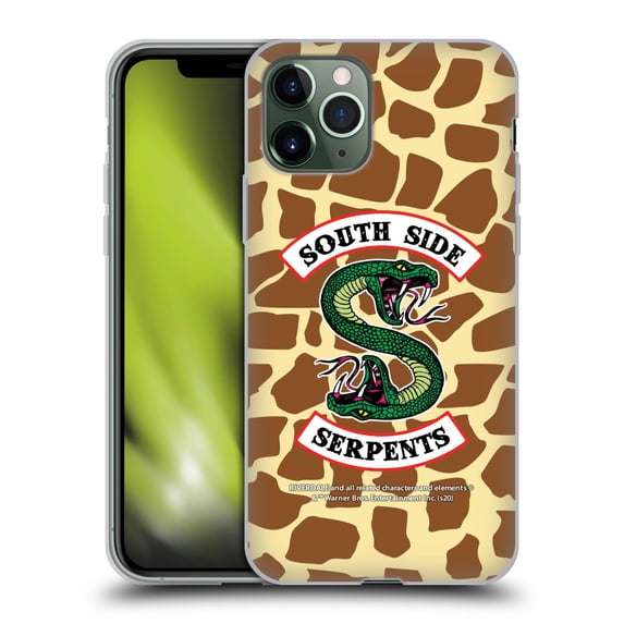 Head Case Designs Officially Licensed Riverdale South Side Serpents Giraffe Logo Soft Gel Case Compatible with Apple iPhone 11 Pro