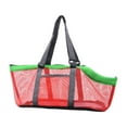 thumbnail image 2 of Bolsa portamascotas Yuyangstore Portador de viaje portátil diseño de malla rojo verde, 2 of 8